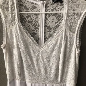 White Lace Long Dress/Gown